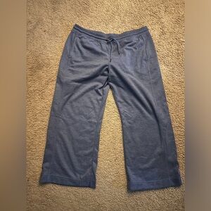 NWOT Title Nine Bonfire Wide Leg Pants Stormy Blue XL 16